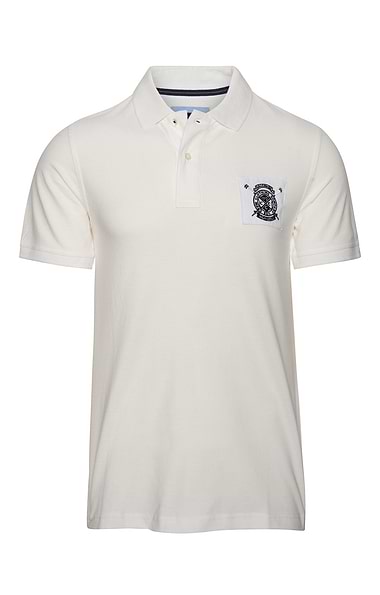 Men's Crew Clothing Salcombe Patch Polo Shirt