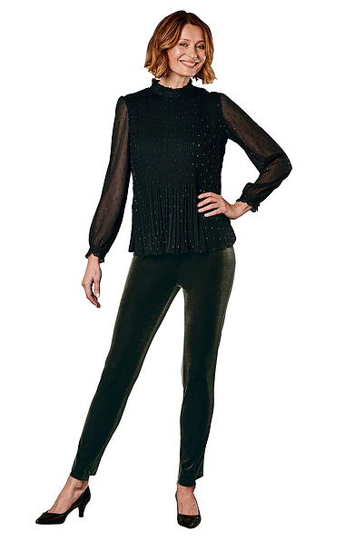 Ladies Velvet Pull-On Trousers