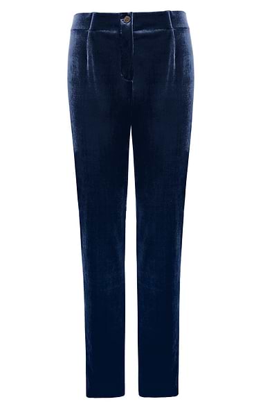 Ladies Velvet Pull-On Trousers