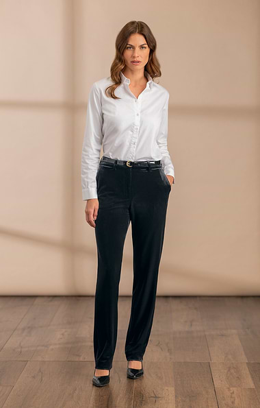 Ladies Velvet Trousers