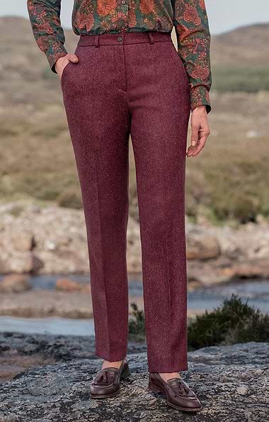 Ladies Tweed Trousers