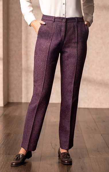 Ladies Tweed Trousers