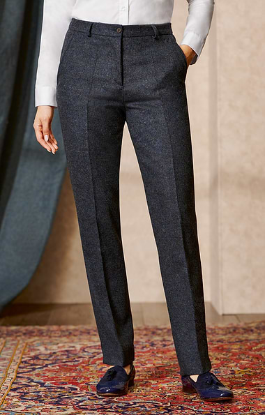 Ladies Classic Flannel Trousers
