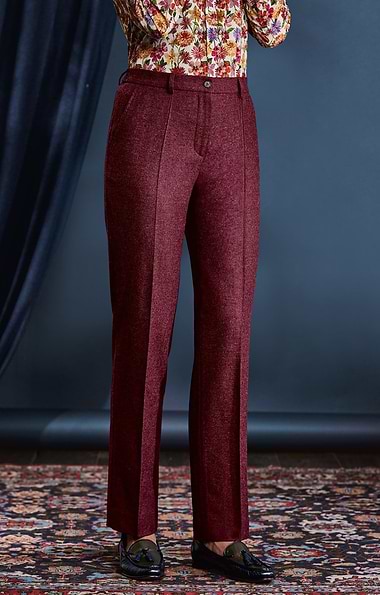 Ladies Classic Flannel Trousers