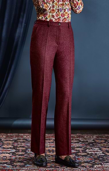 Ladies Classic Flannel Trousers