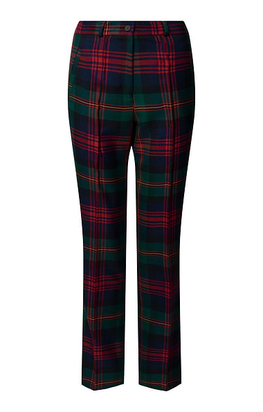 Ladies Classic Plaid Trousers