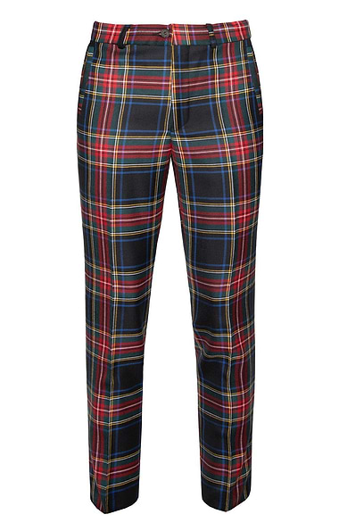 Ladies Classic Plaid Trousers