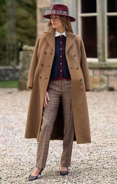 Ladies Classic Plaid Trousers