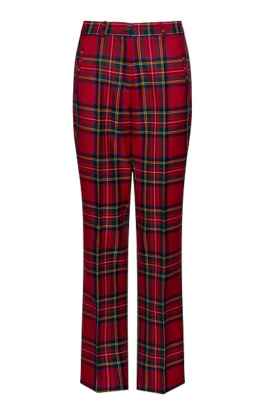 Ladies Classic Plaid Trousers