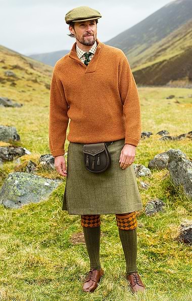 Men's Tweed Kilt