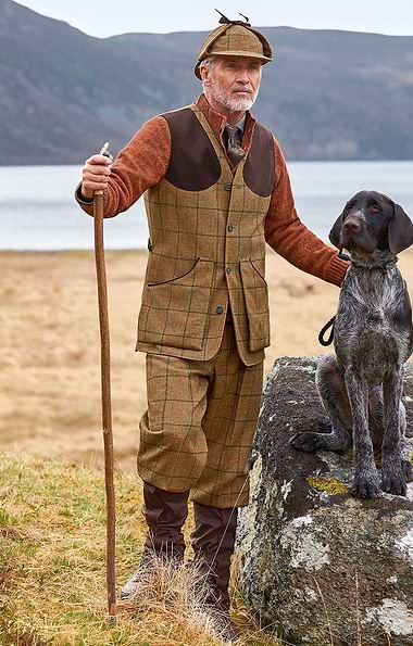 Men's Saxony Tweed Plus Fours