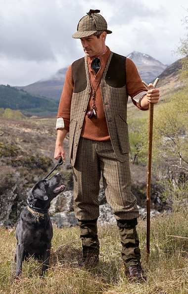 Men's Saxony Tweed Plus Fours