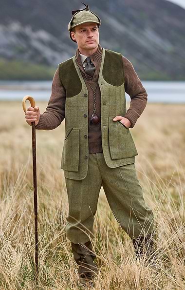 Men's Saxony Tweed Plus Fours