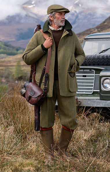 Men's Saxony Tweed Plus Fours