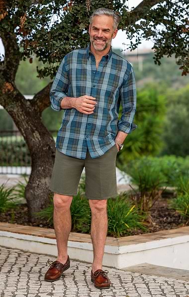 Men's Stretch Cotton Chino Shorts