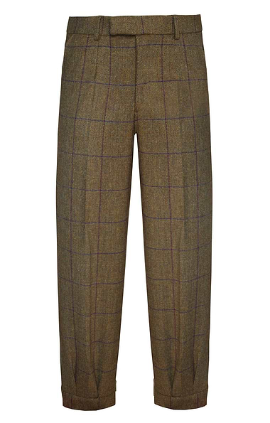 Men's Saxony Tweed Waterproof Plus Fours