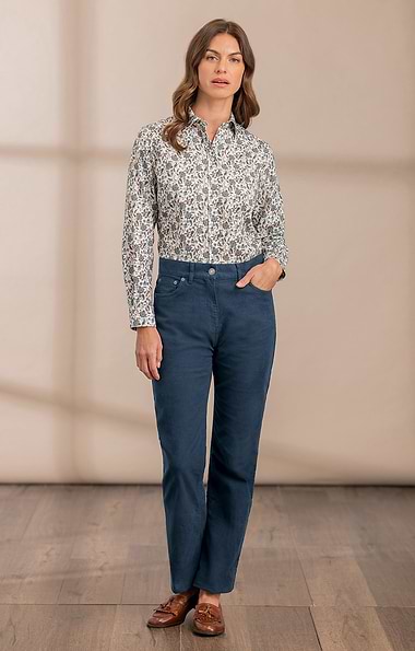 Ladies Stretch Moleskin Jeans