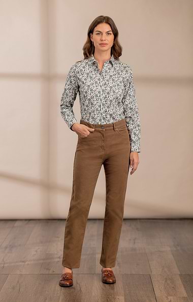 Ladies Stretch Moleskin Jeans