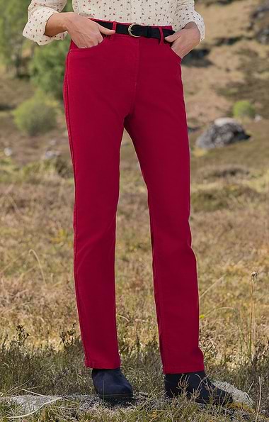 Ladies Stretch Moleskin Jeans
