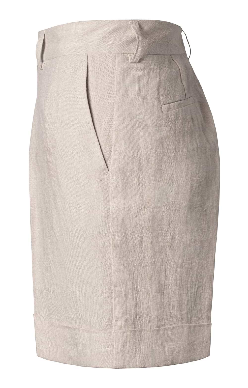 Shorts Women Summer Ladies Cotton Shorts Waist Tie Side Pockets