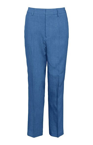 Ladies Linen Cropped Trousers