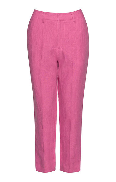 Ladies Linen Cropped Trousers