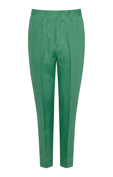 Ladies Linen Cropped Trousers