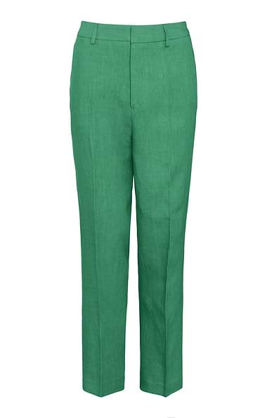 Ladies Linen Cropped Trousers
