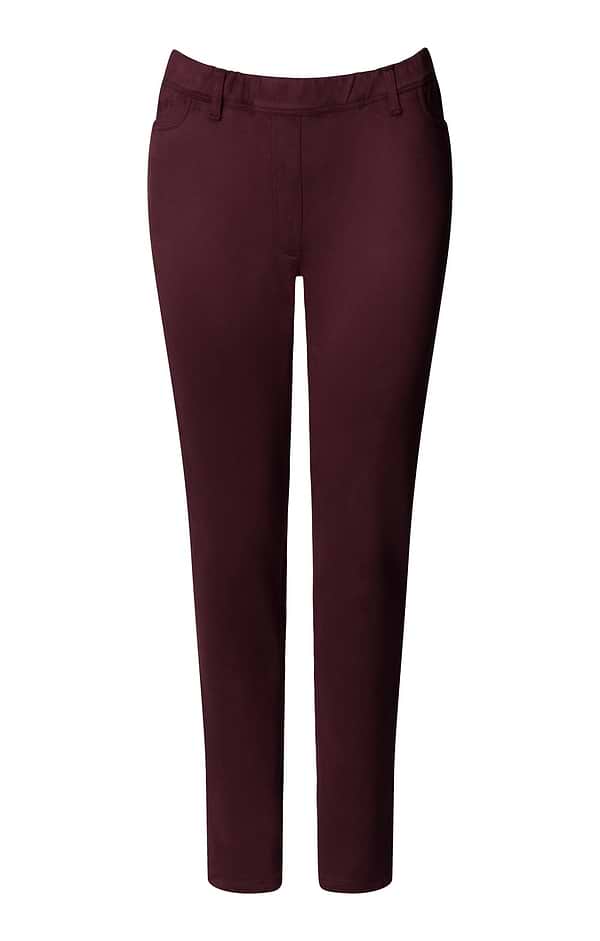 Ladies Faux Suede Pull-on Trousers