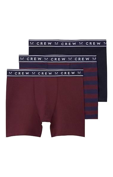 Men's Crew Clothing Three Pack Jersey Boxers
