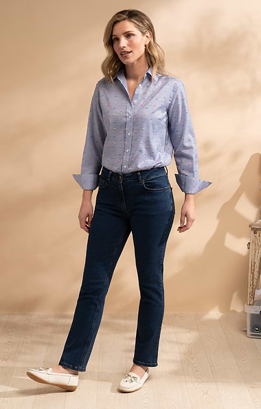 Ladies Classic Stretch Denim Jeans