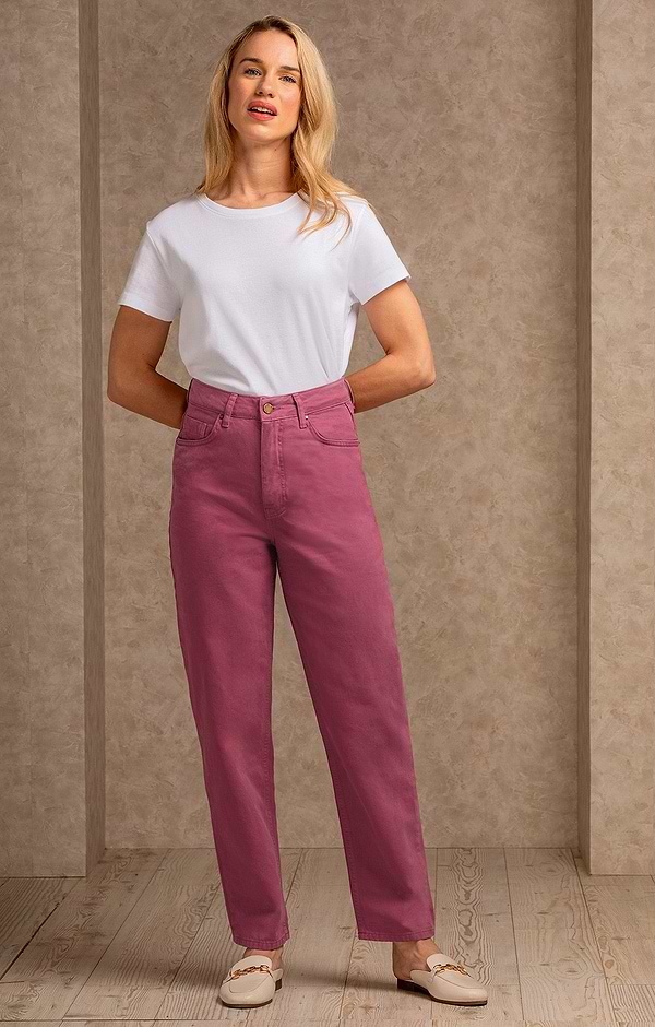 Ladies Peg Top Denim Jeans
