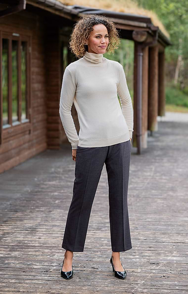 Ladies Classic Wool Blend Trousers