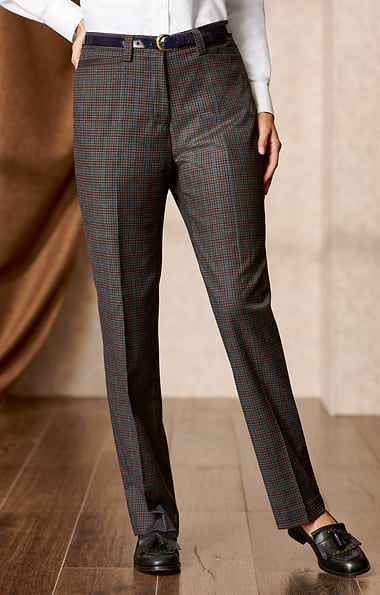 Ladies Classic Wool Blend Trousers