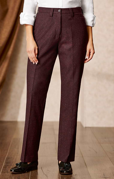 Ladies Classic Wool Blend Trousers