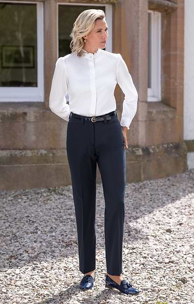 Ladies Classic Wool Blend Trousers
