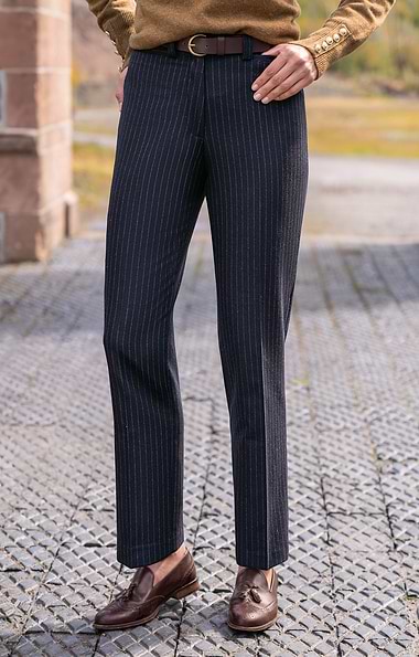 Ladies Classic Wool Blend Trousers