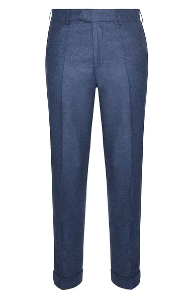 Men's Merino Wool Flannel Trousers