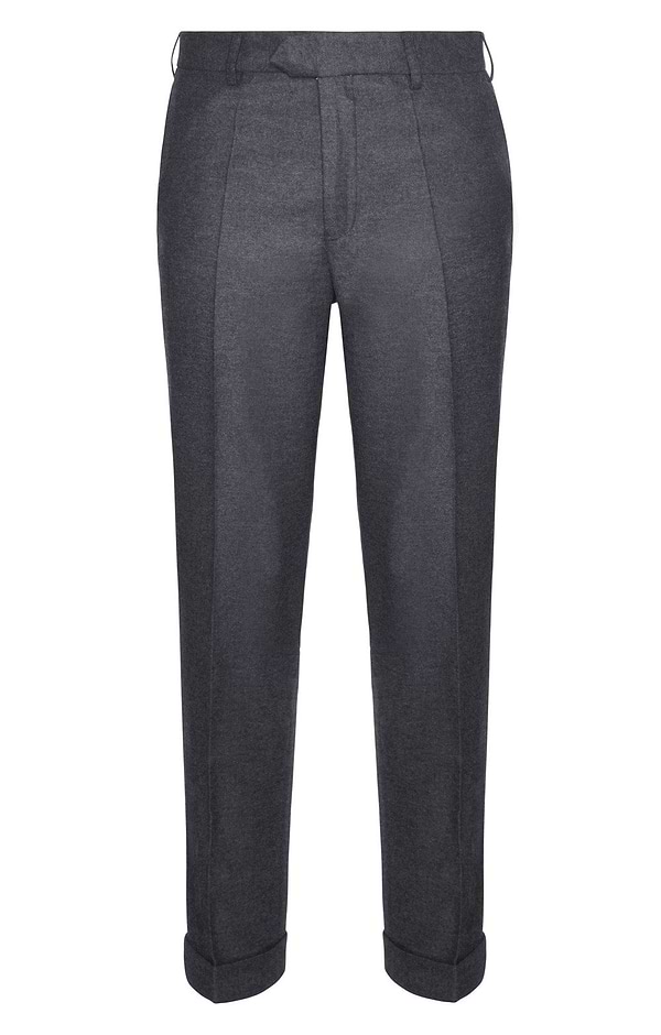 Men's Merino Wool Flannel Trousers