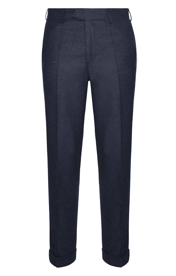 Men's Merino Wool Flannel Trousers