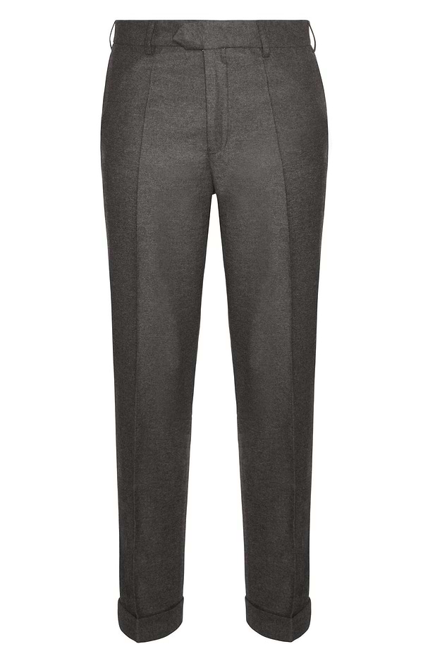 Men's Merino Wool Flannel Trousers