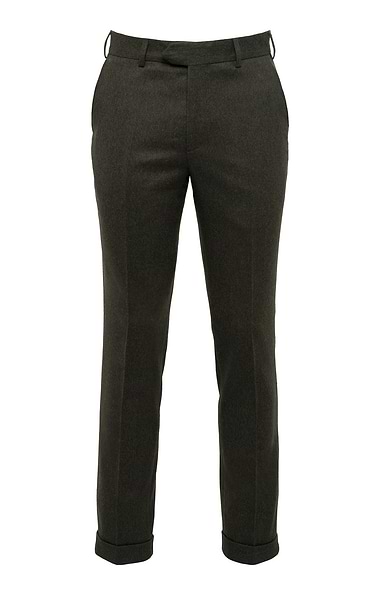 Men's Merino Wool Flannel Trousers