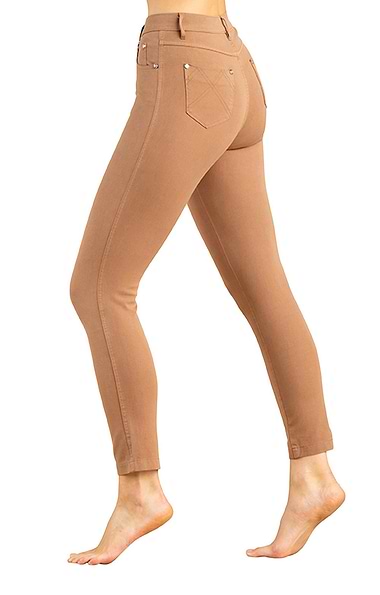 Ladies Marble Five Pocket 7/8 Jeans