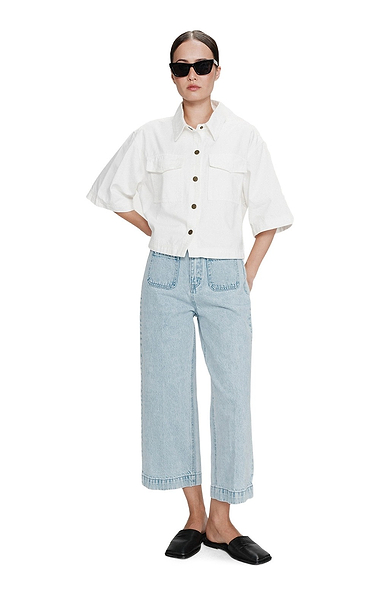 Ladies Grace & Mila Patch Pocket Denim Jeans