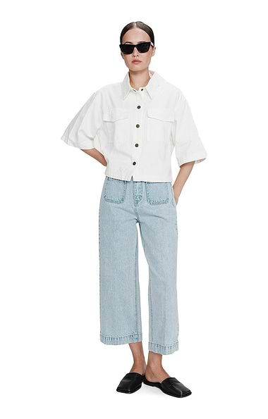 Ladies Grace & Mila Patch Pocket Denim Jeans