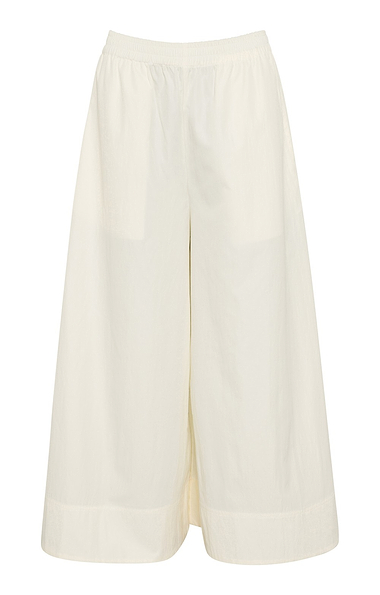 Ladies Elasticated Wide Leg Trousers