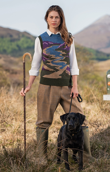 Ladies Saxony Tweed Breeks
