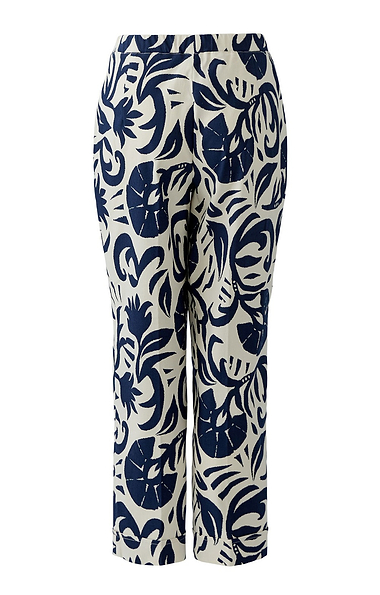 Ladies Oui Printed Trousers