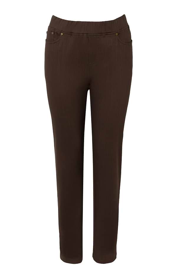 Ladies Denim Pull On Trousers