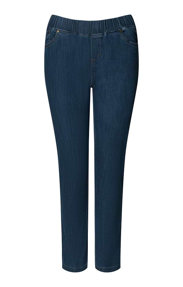Ladies Denim Pull On Trousers